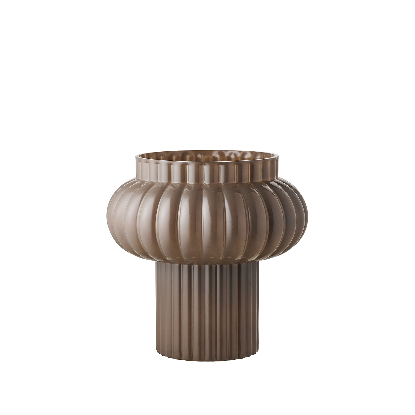 Mio Vase - Brown Glass | House Nordic