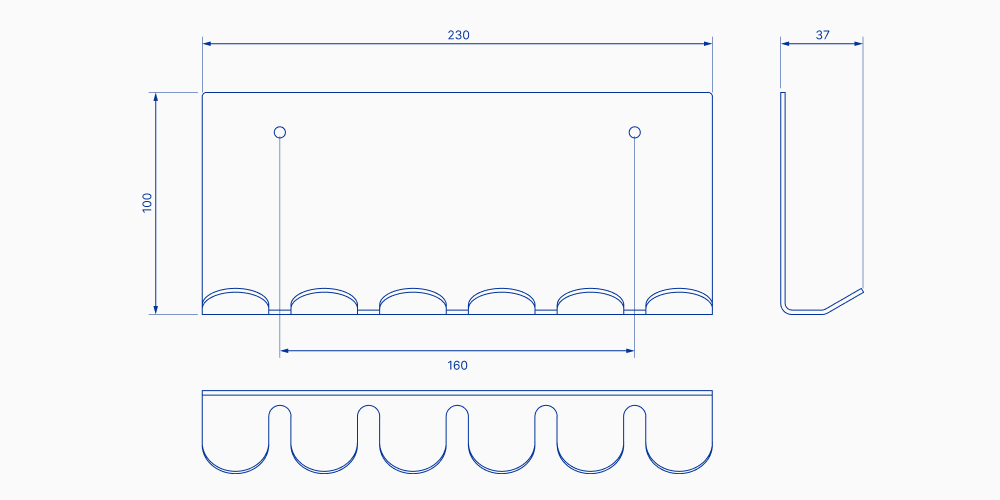 GRAB Top Mount Rack (Long)