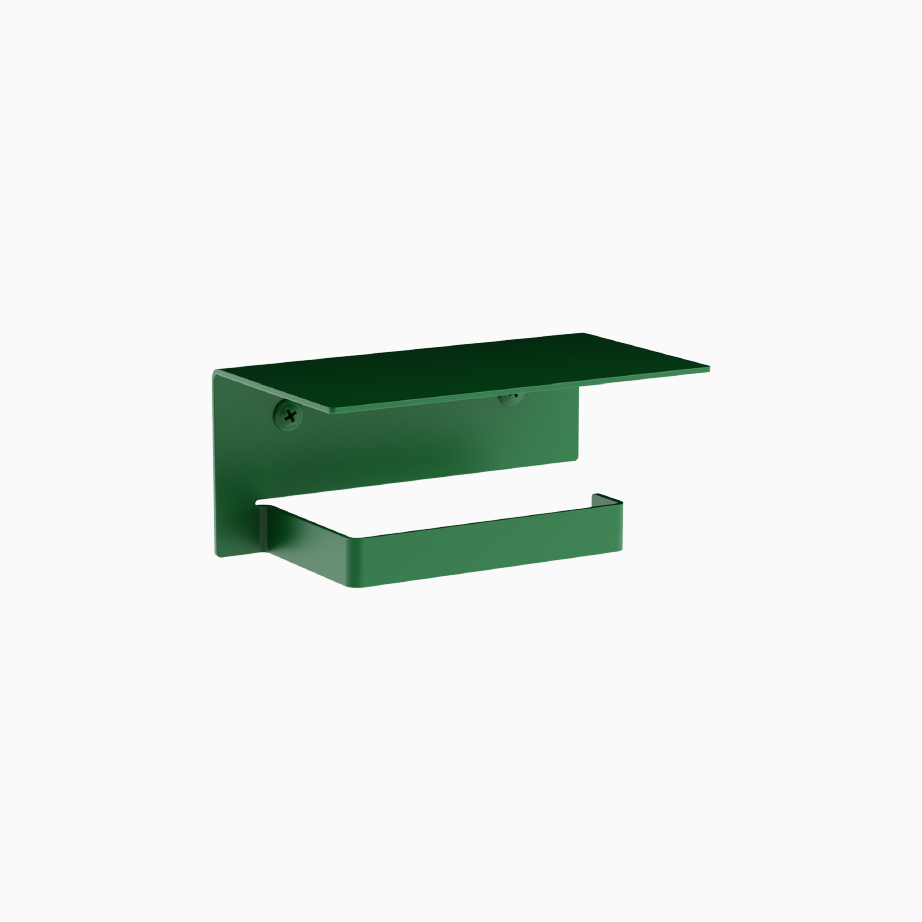 ROLLZ paper holder with shelf