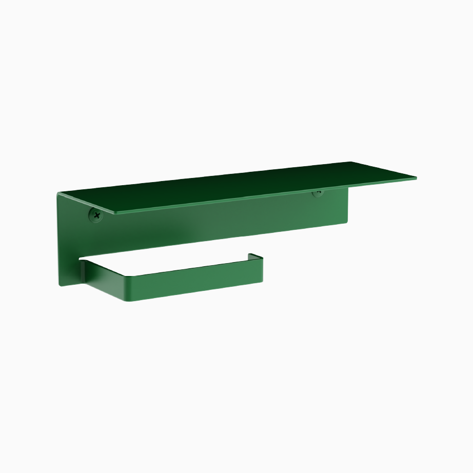 ROLLZ paper holder with shelf long
