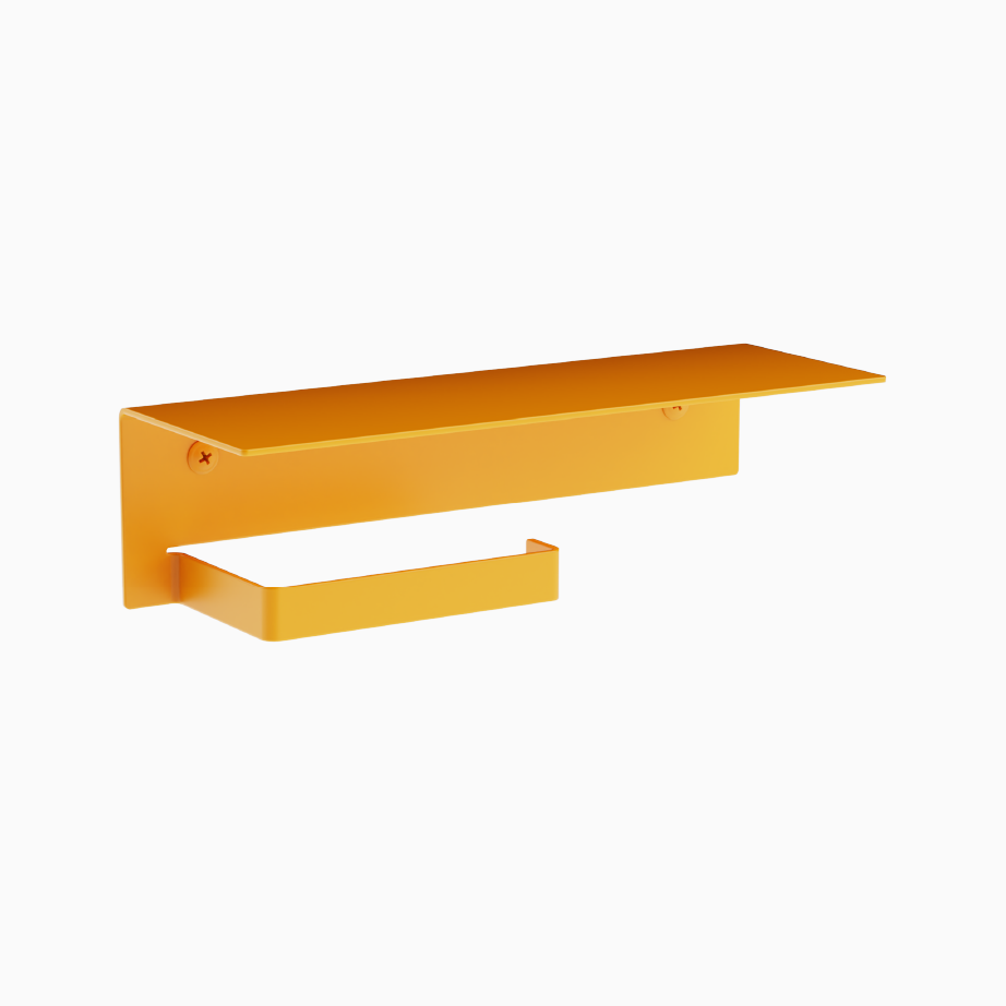 ROLLZ paper holder with shelf long