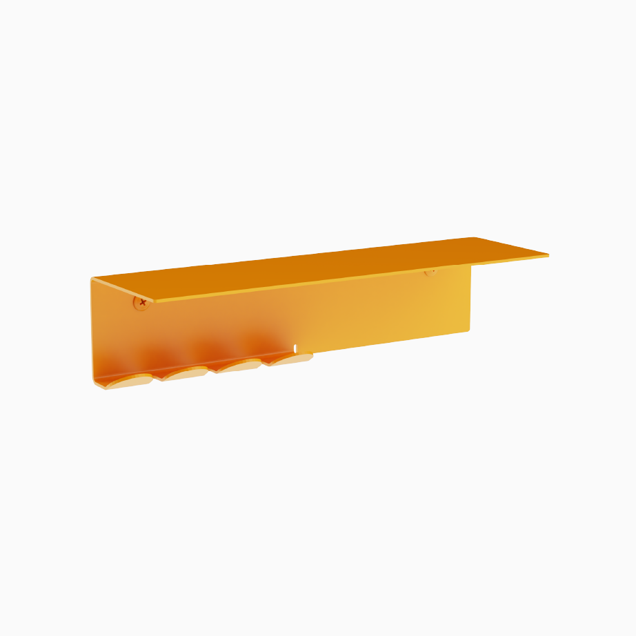 SHOOK shelf with hooks long