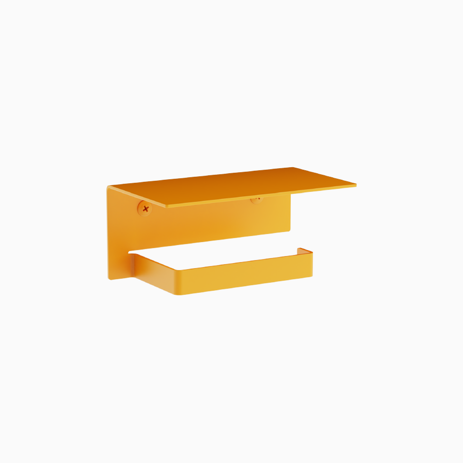 ROLLZ paper holder with shelf