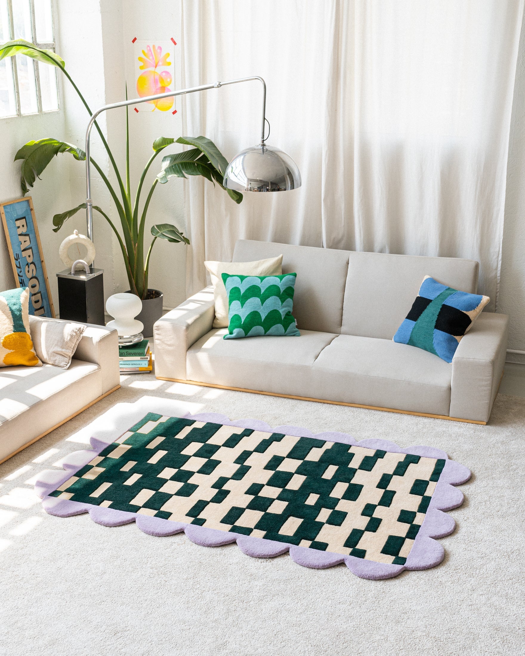 Margarita Rug - Dark Green