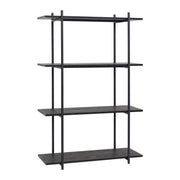 Norm Shelf Unit Single Large Black