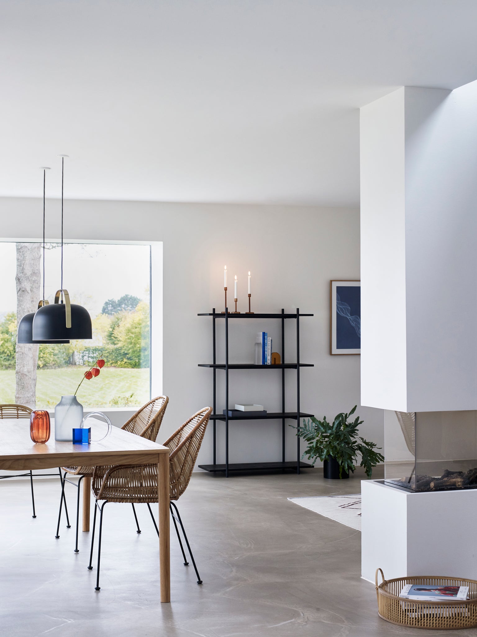 Norm Shelf Unit Single Large Black