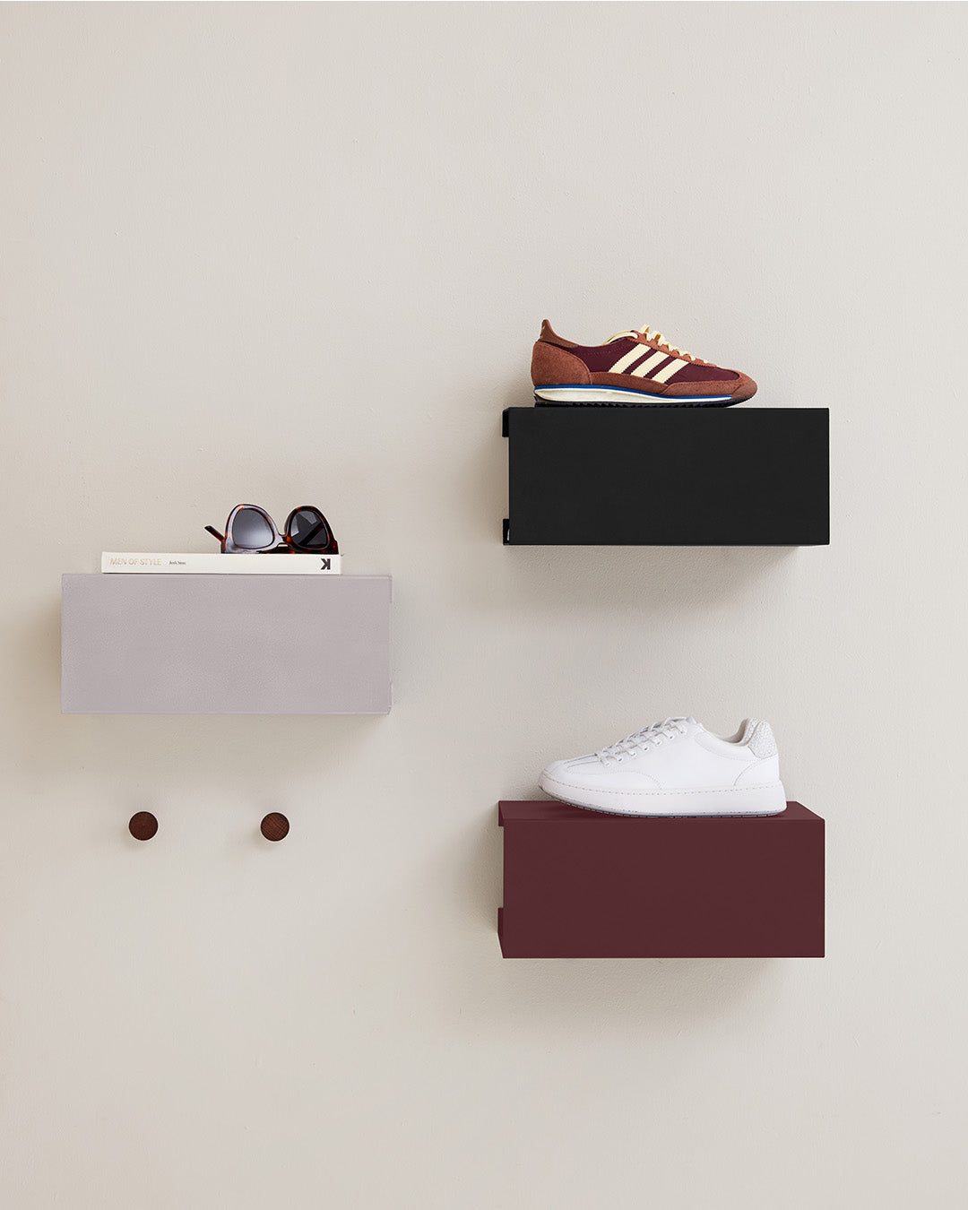 BoxShelf - Kastanjerood