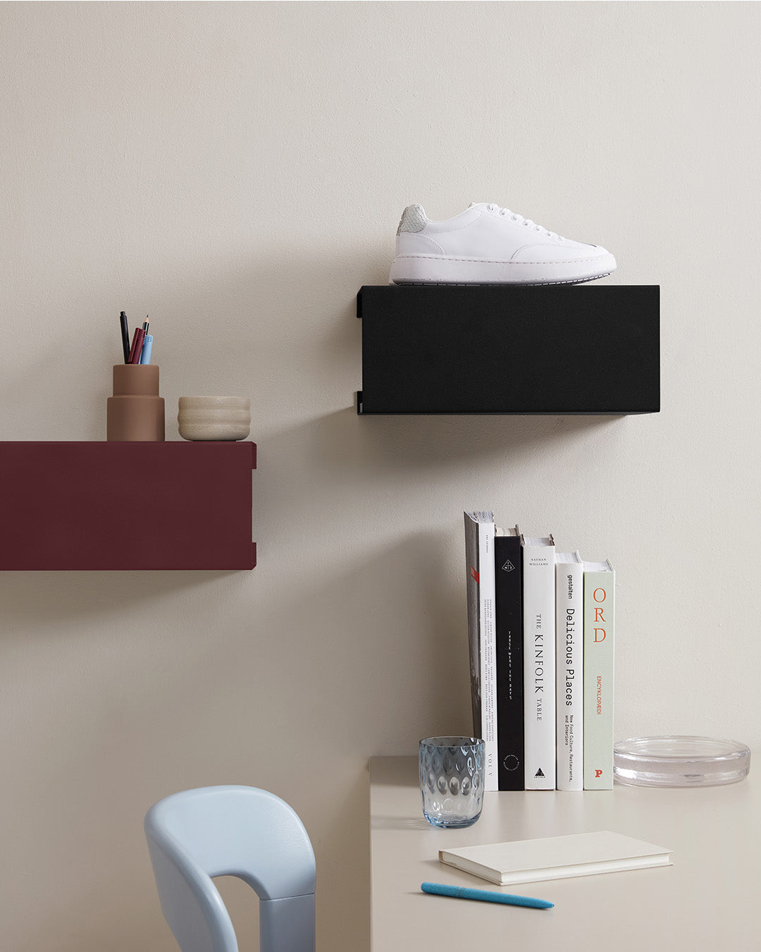 BoxShelf - Kastanjerood