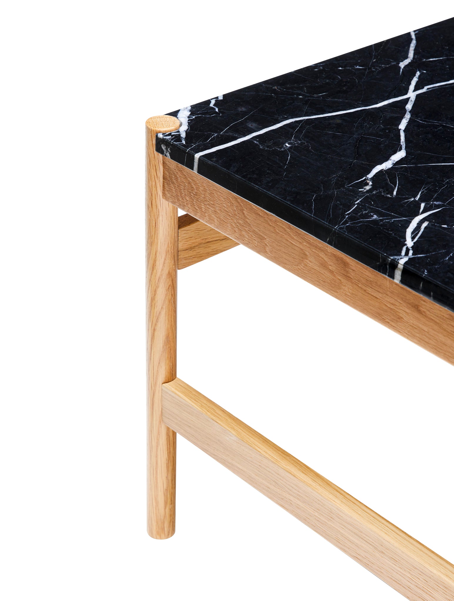 Raw Side Table Black/Natural