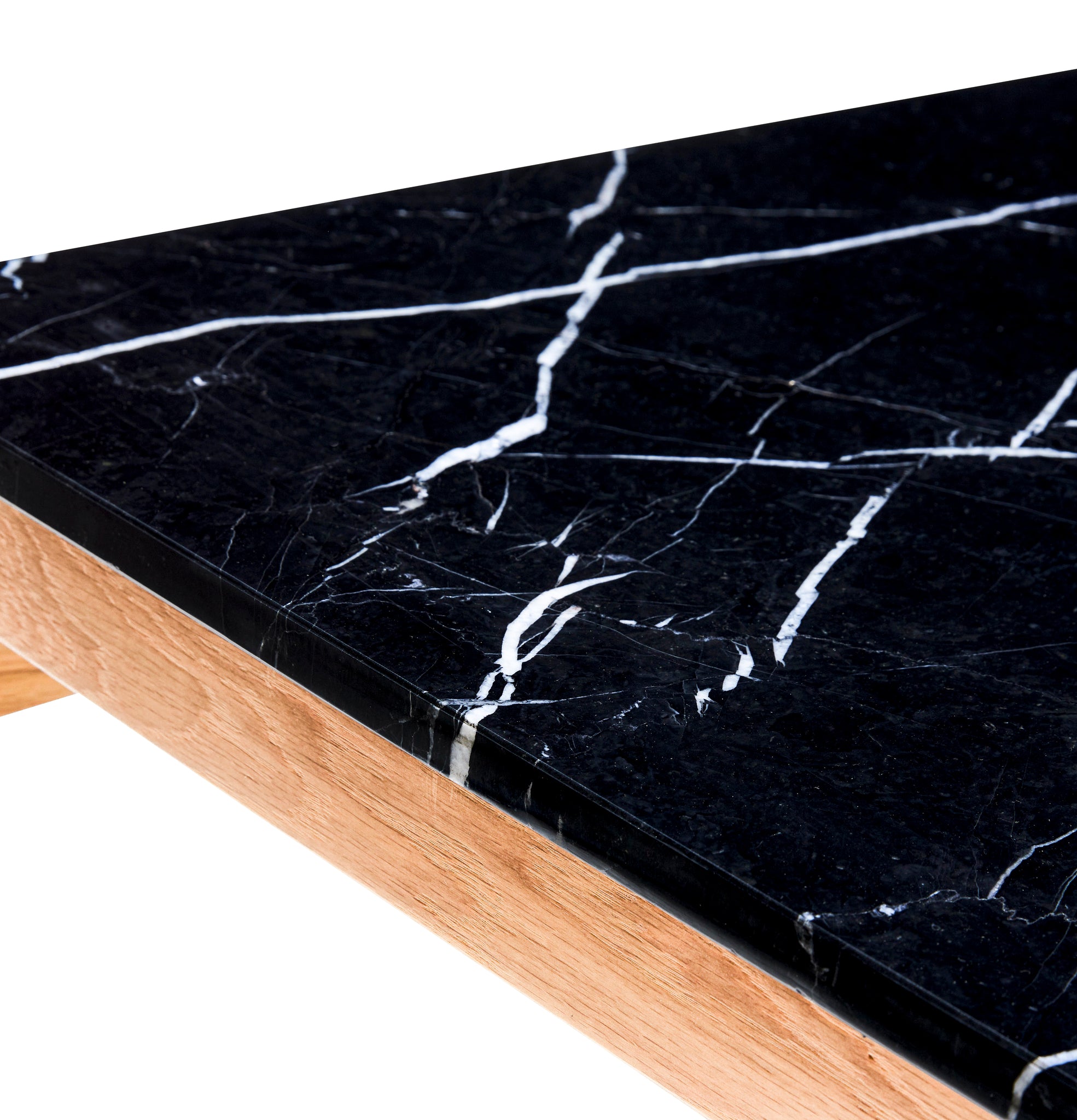 Raw Side Table Black/Natural