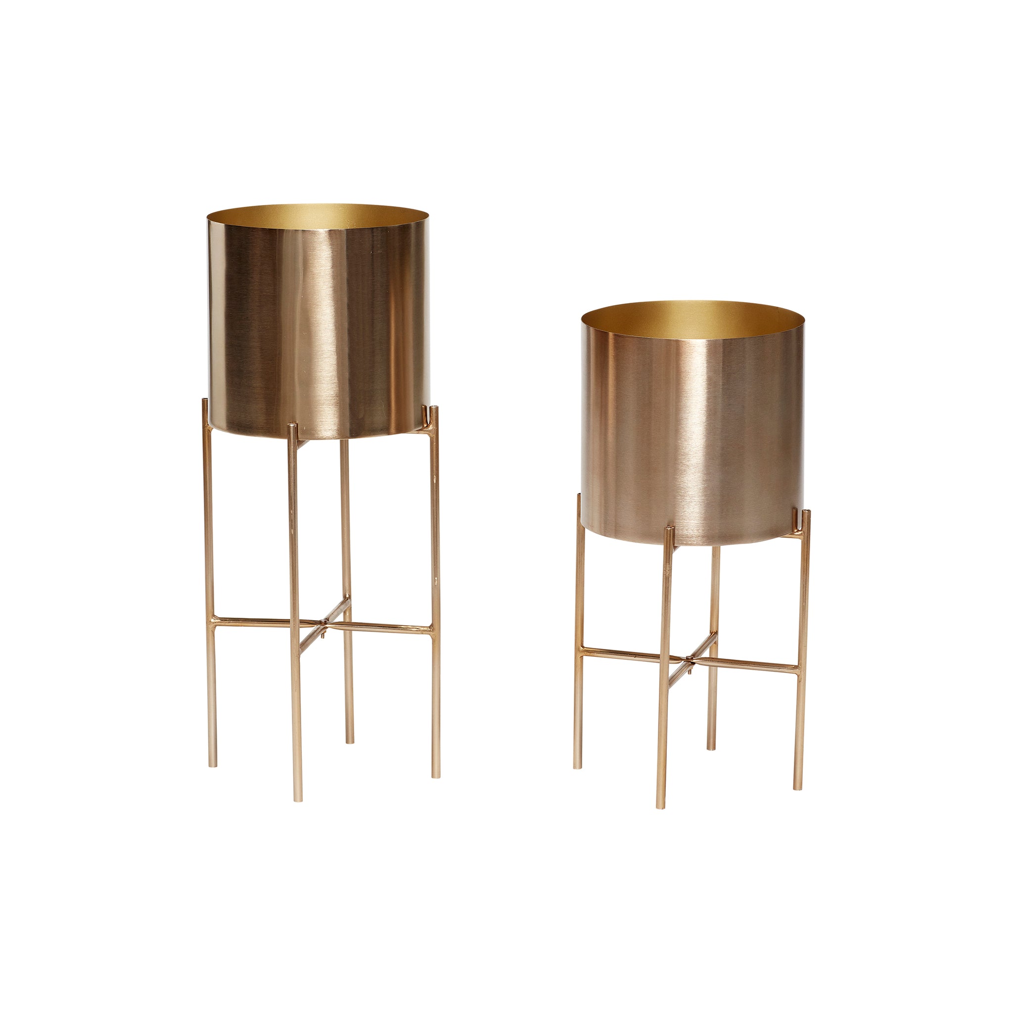 Airy Pots Brass (set of 2)