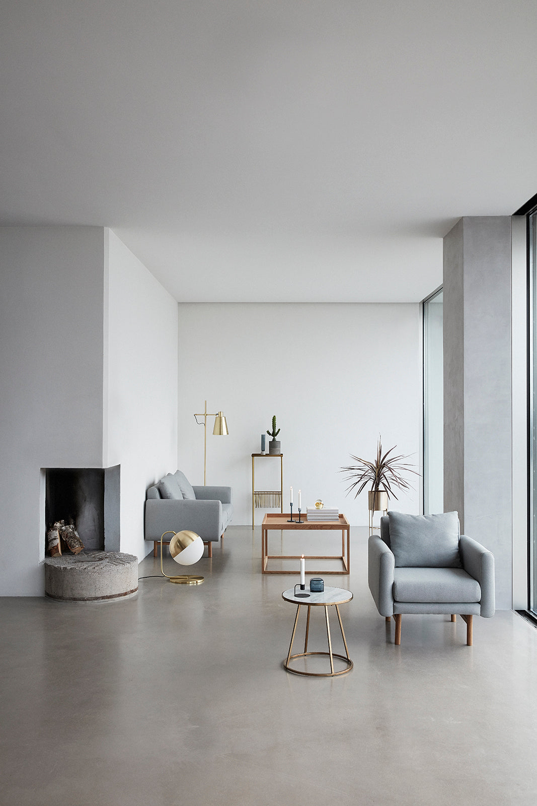 Airy Pots Brass (set of 2)