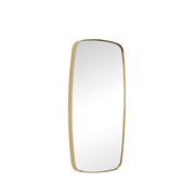 Retro Wall Mirror Rectangular Brass