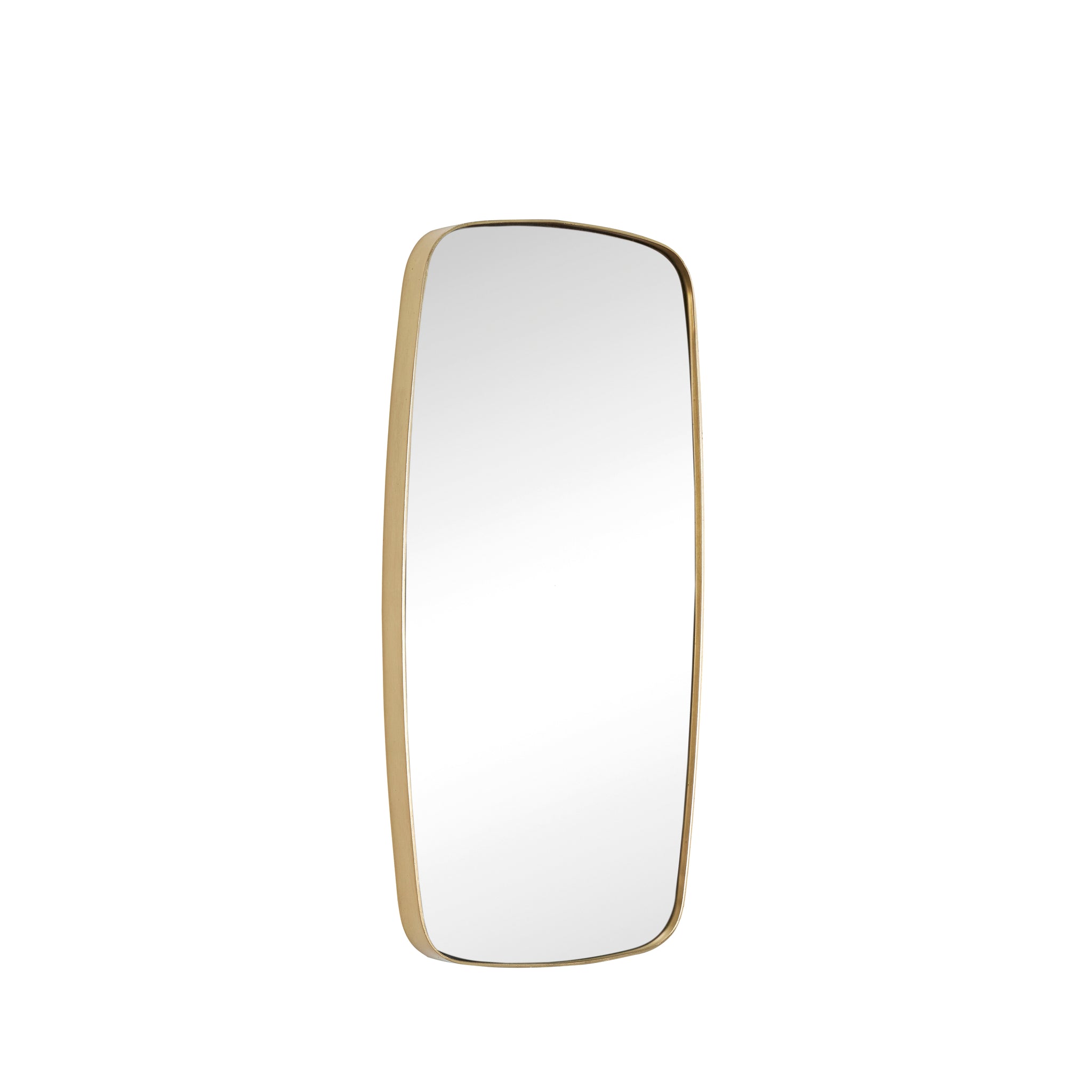 Retro Wall Mirror Rectangular Brass