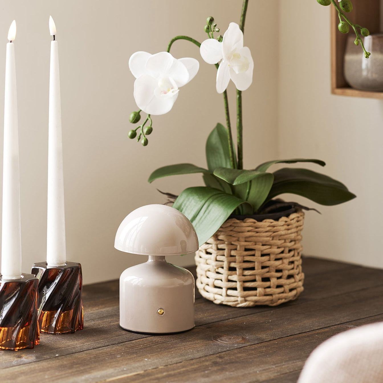 Aulla Table Lamp - Grey