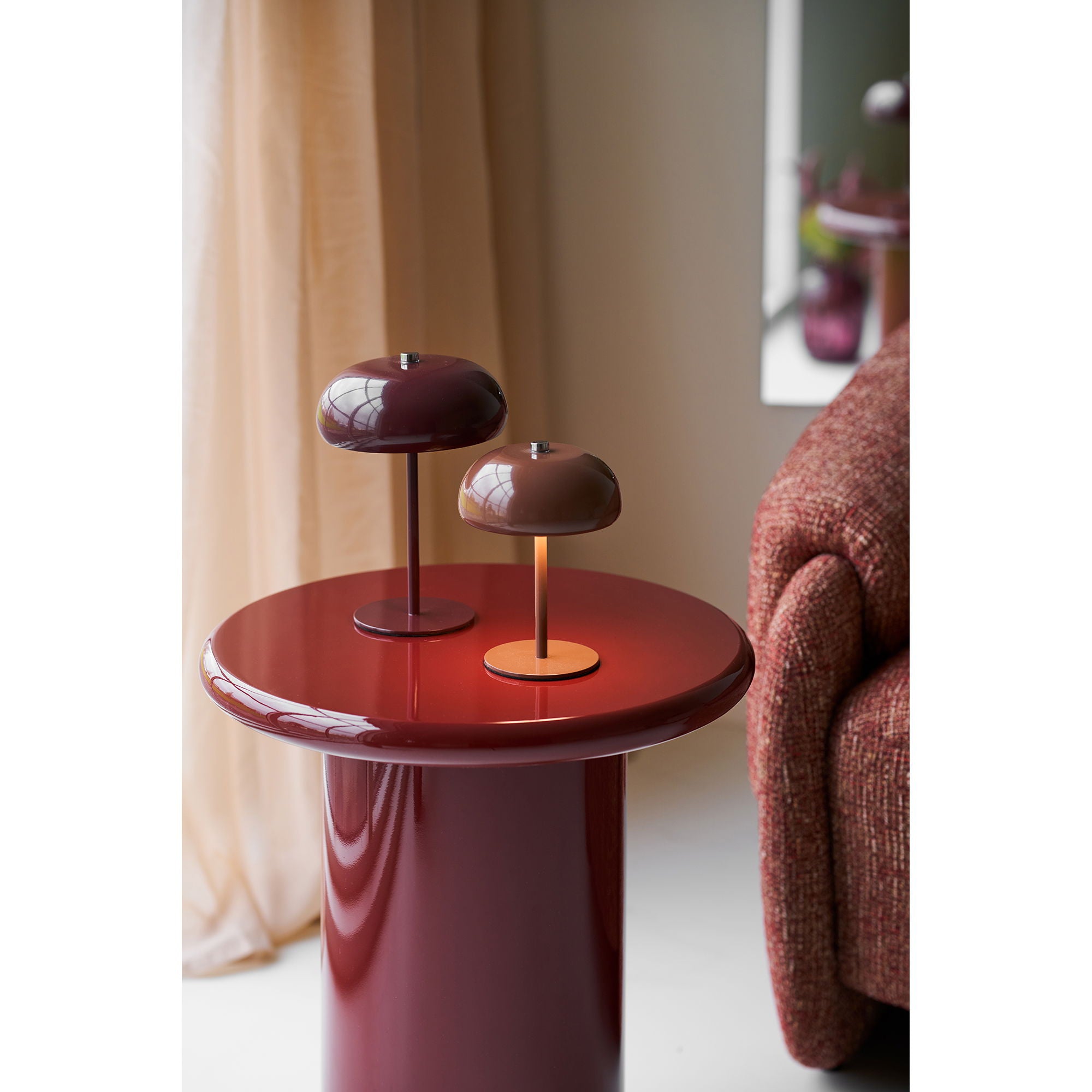 Margate Table Lamp - Bordeaux