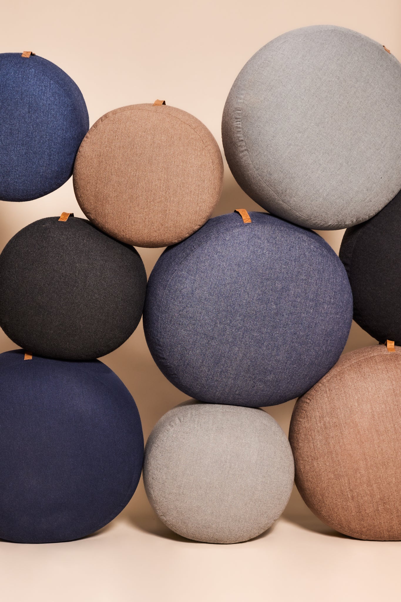 Mochi Pouffe Ø50 Brown