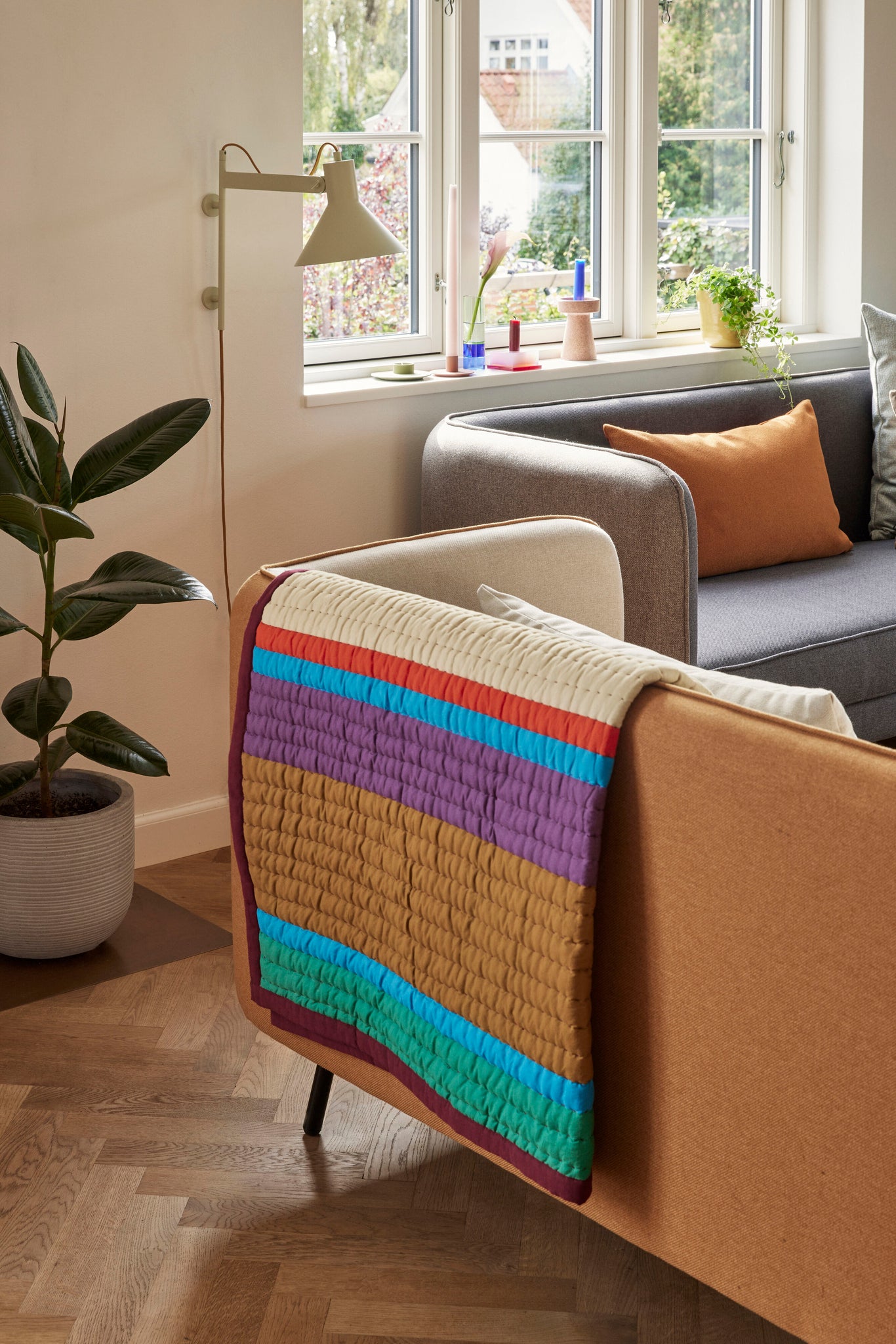 Pavilion Plaid Block Burgundy/Multicolour