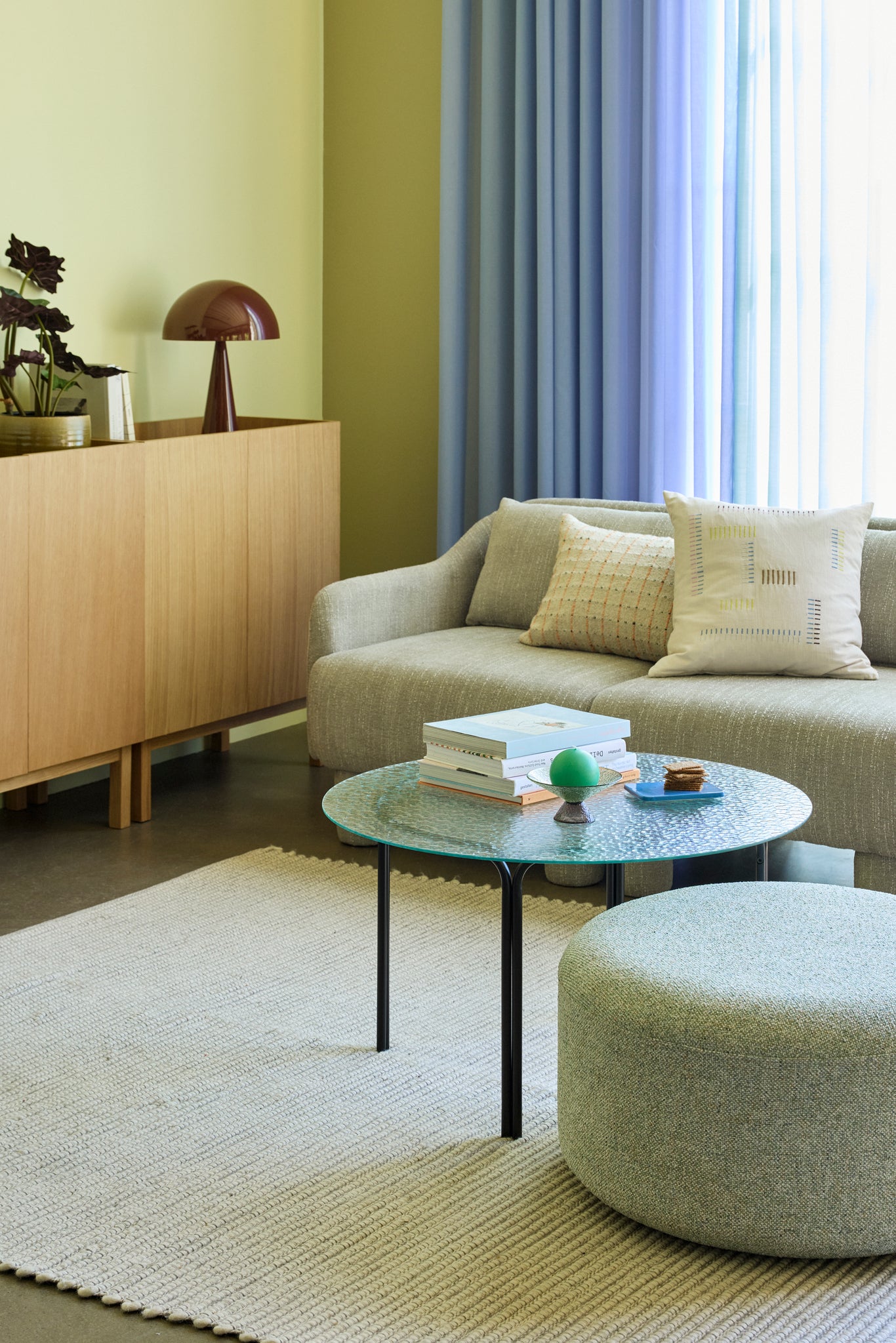 Poppy Rug Large Grey/White