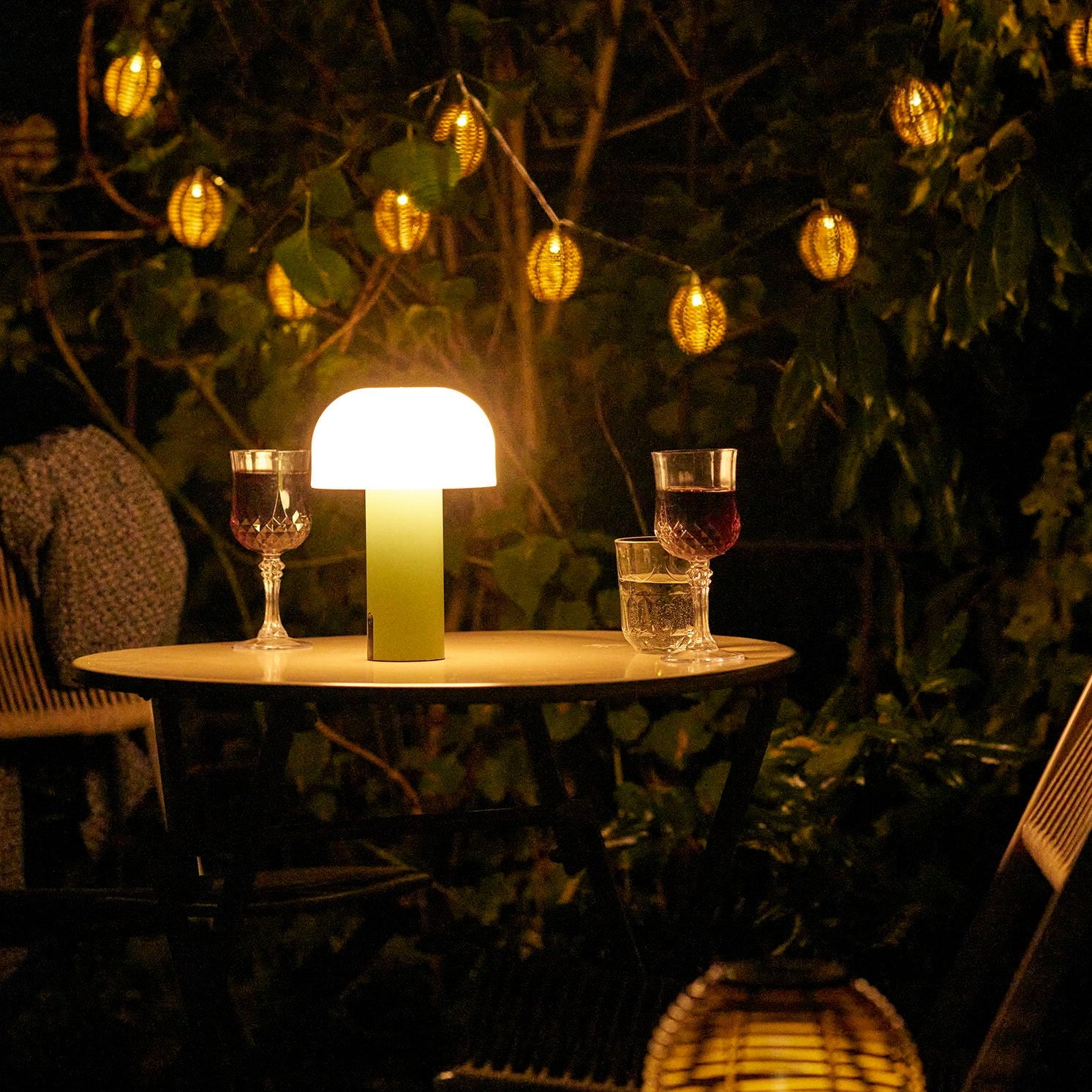 Soham LED Table Lamp - Green