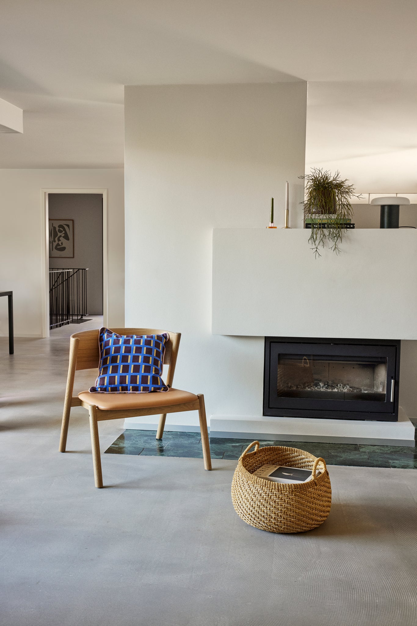 Solar Baskets Natural/Orange (set of 2)