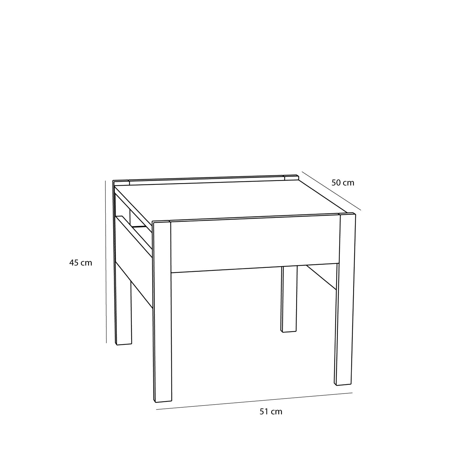 Forma Side Table Natural