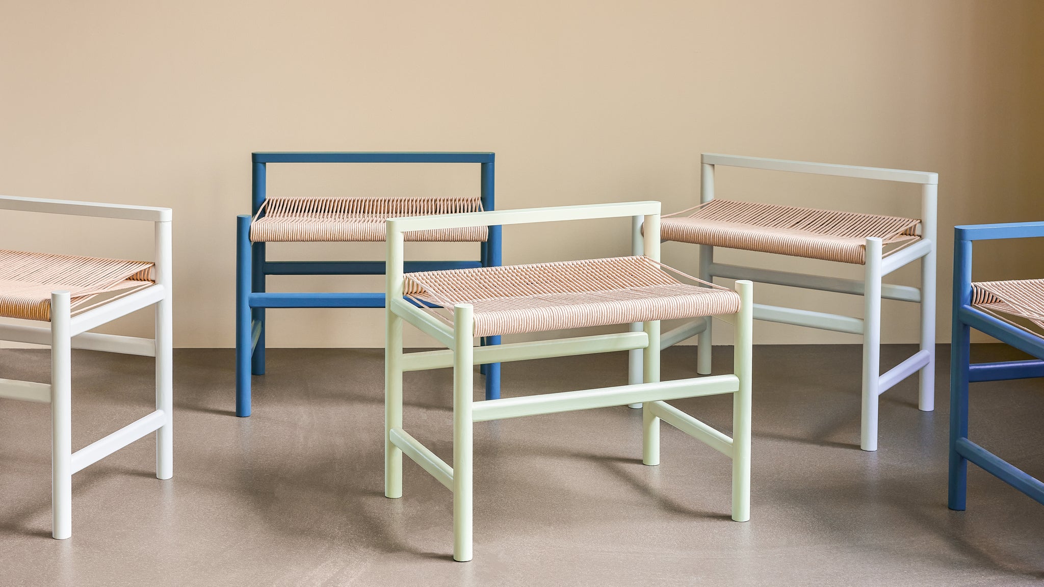 Heritage Bench Small Light grey