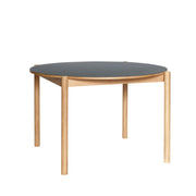Oblique Dining Table Round Black