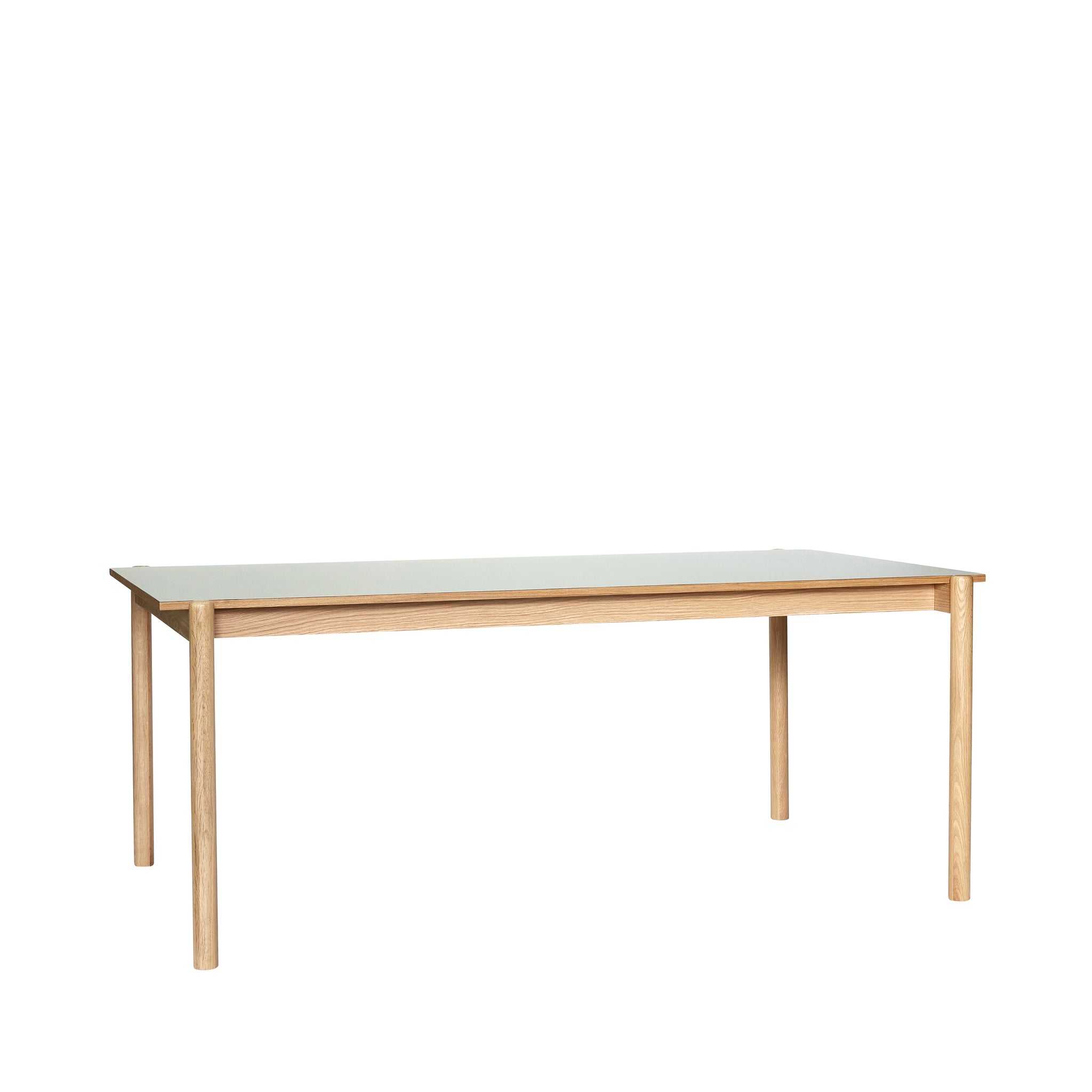Oblique Dining Table Rectangular Grey