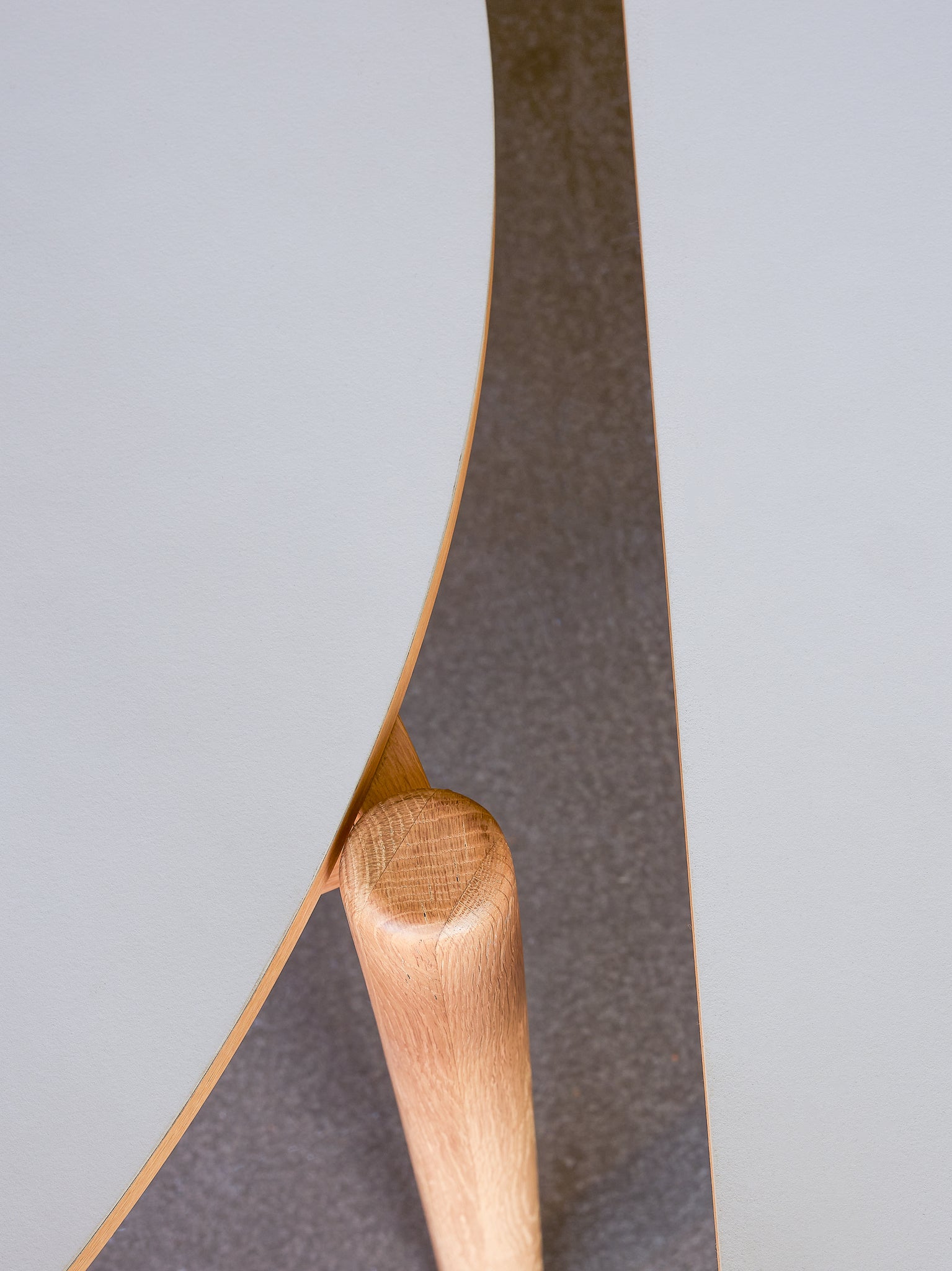 Oblique Dining Table Rectangular Grey