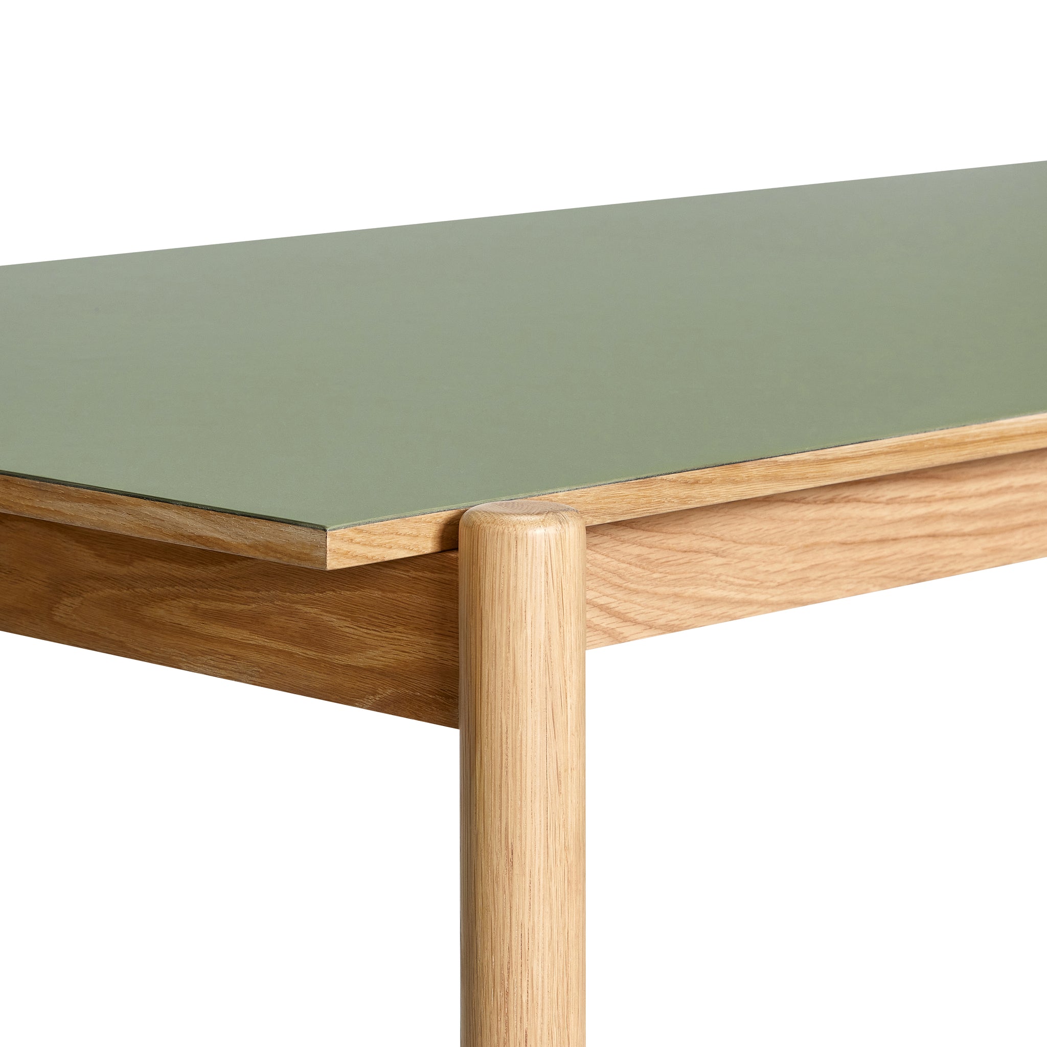 Oblique Dining Table Rectangular Olive
