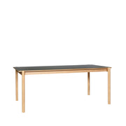 Oblique Dining Table Rectangular Black