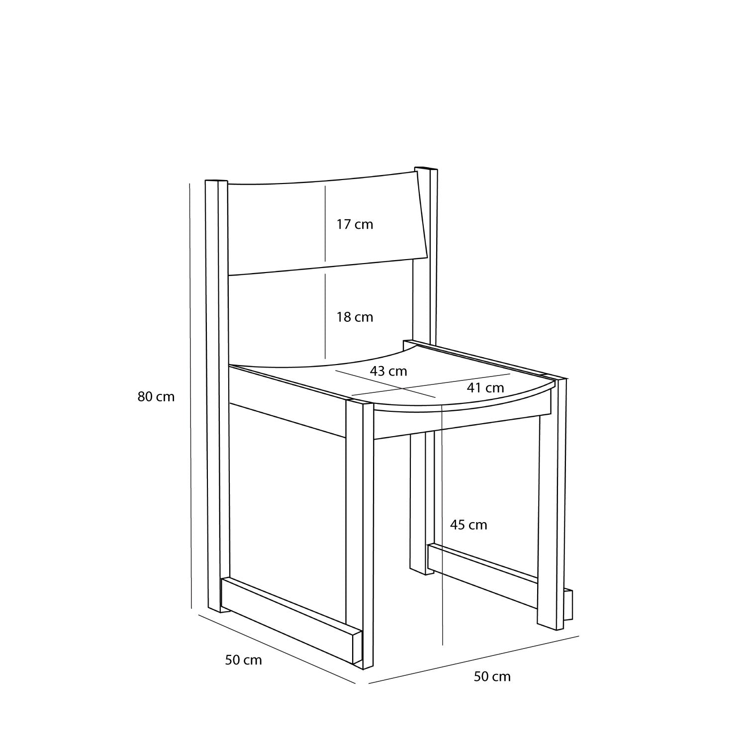 Forma Dining Chair Black