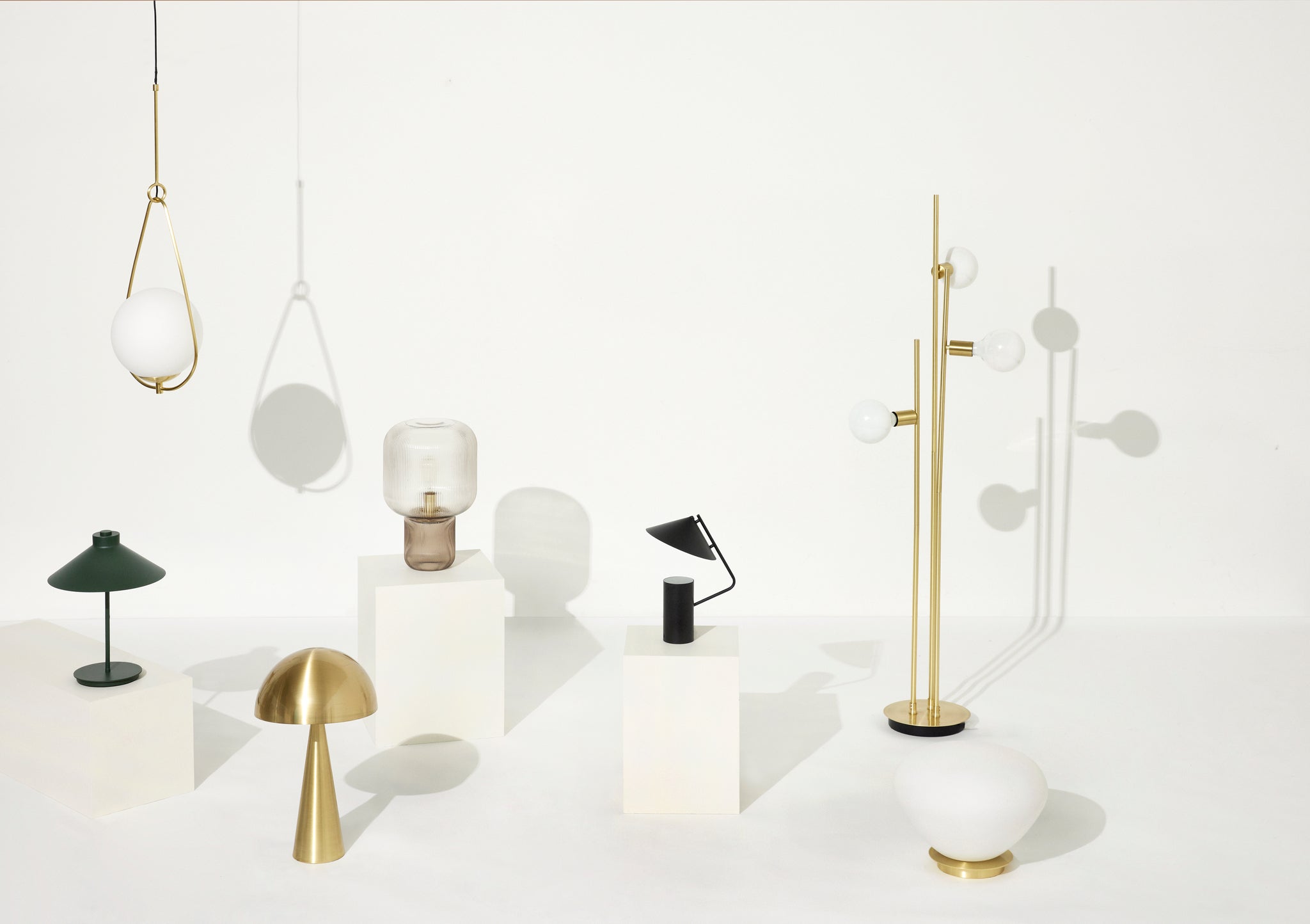 Balance Floor Lamp Brass