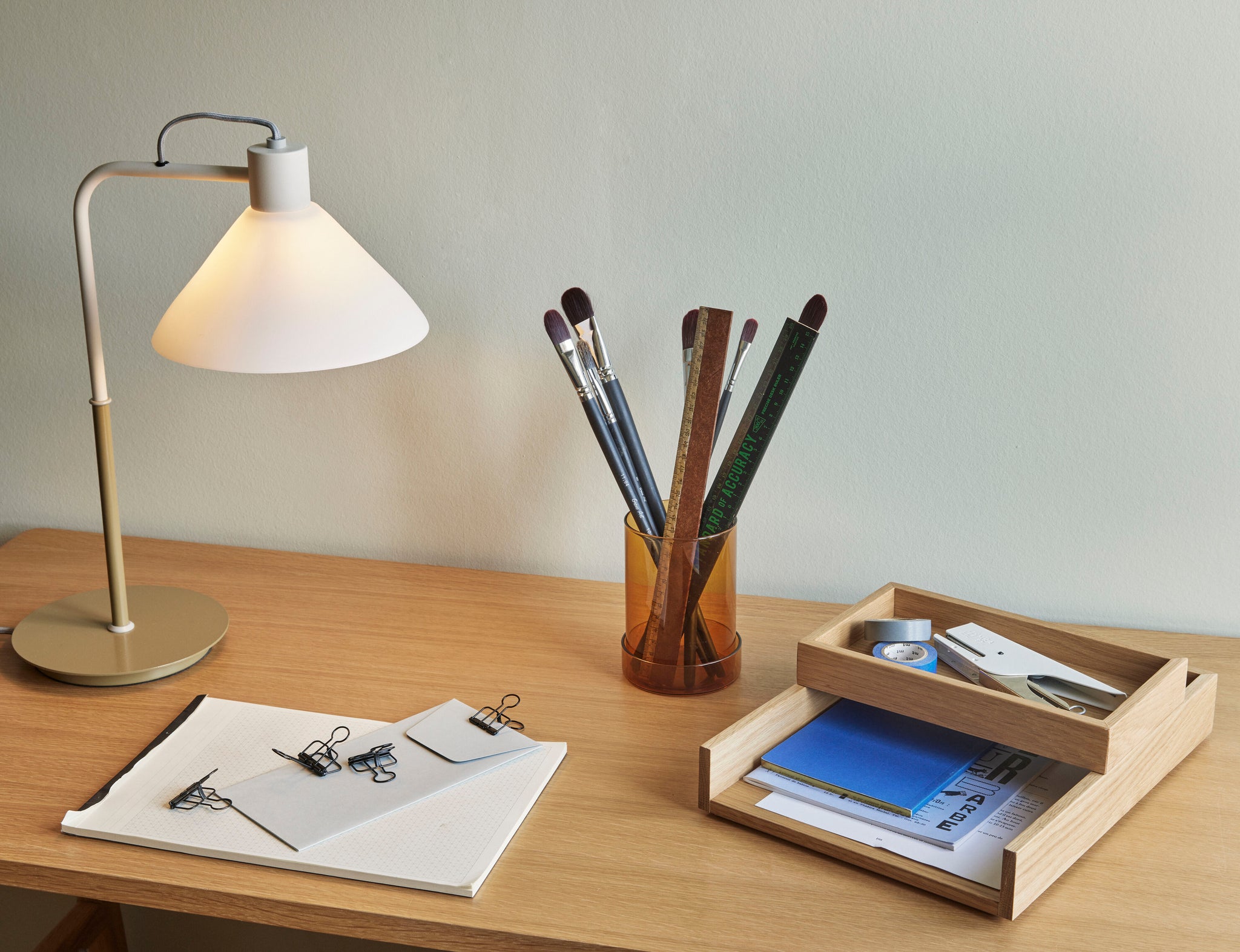 Spot Table Lamp Khaki