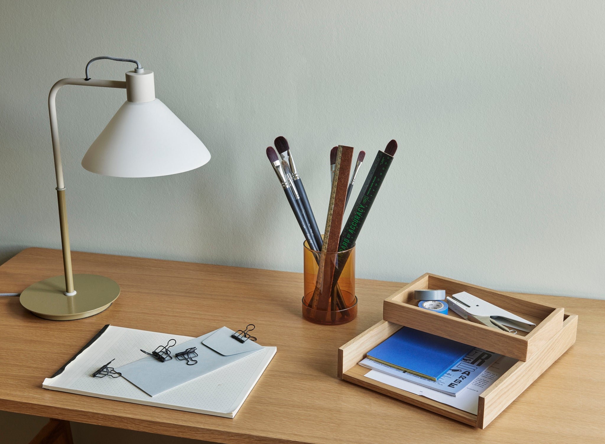 Spot Table Lamp Khaki