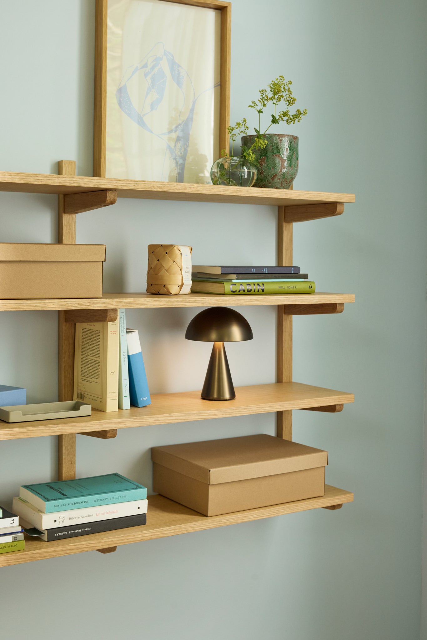 Mush Portable Lamp Burnished brass