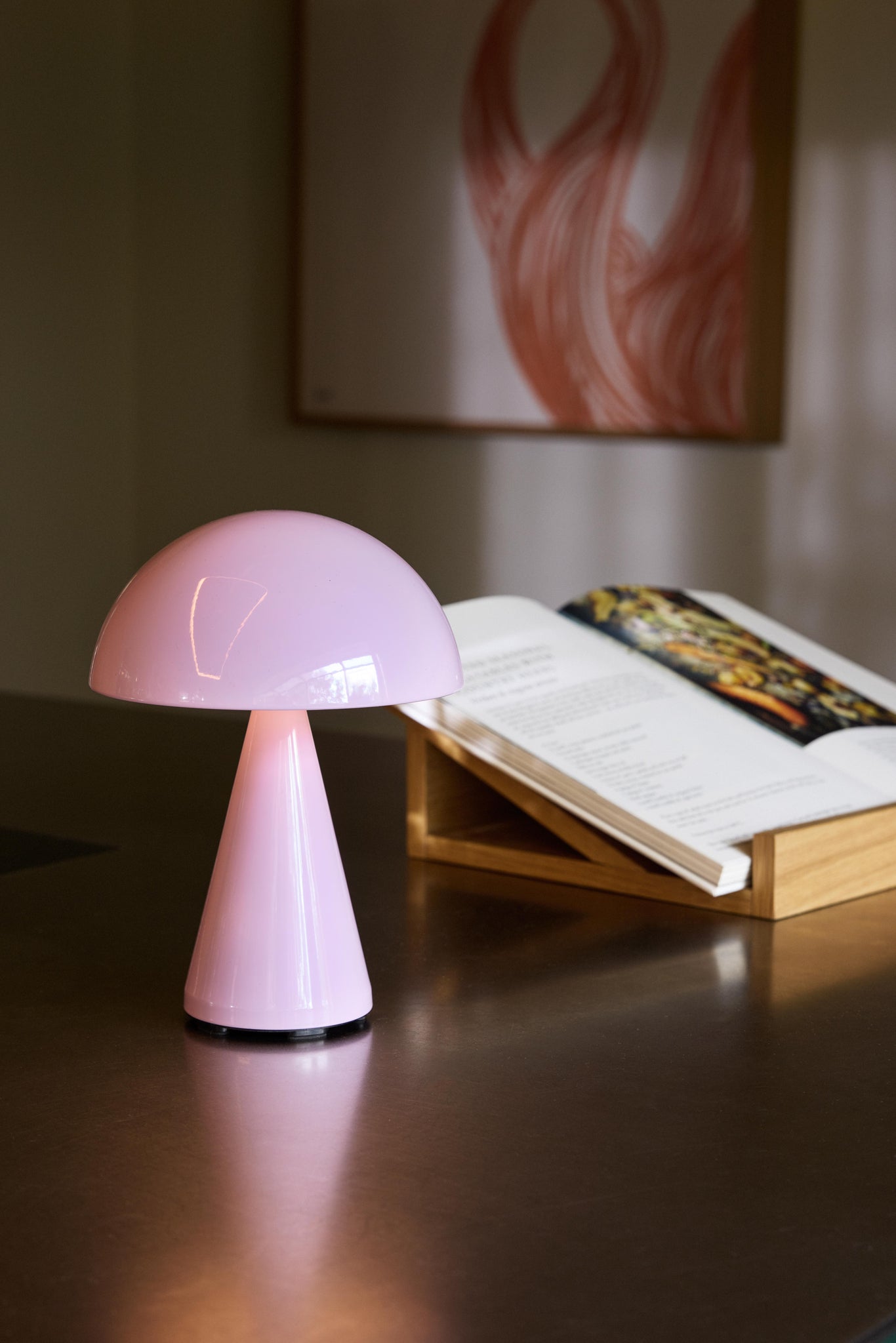 Mush Portable Lamp Light Pink