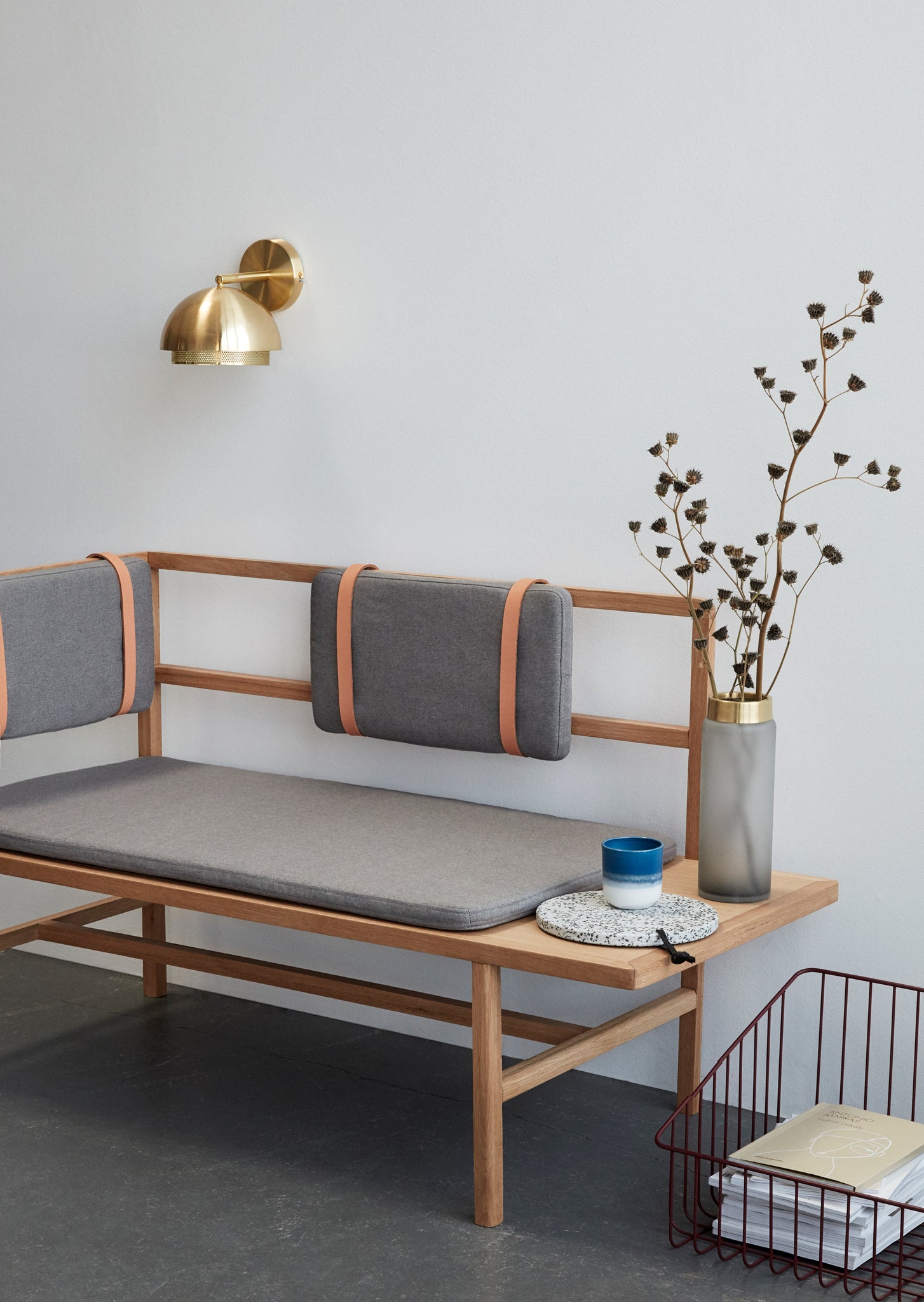 Edge Wall Light Brass