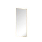 Retro Wall Mirror Large Brass