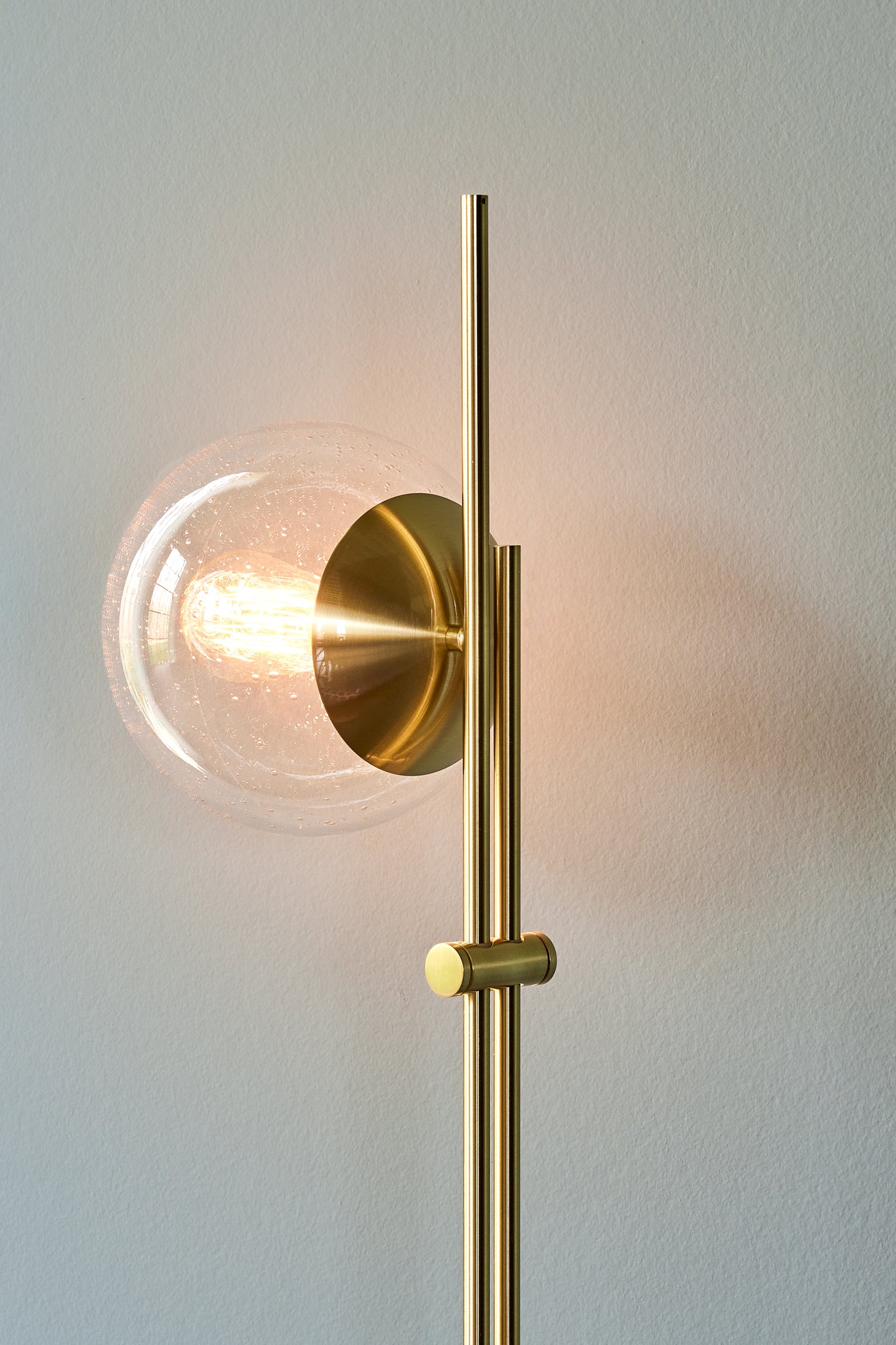 Bubble Floor Lamp Brass