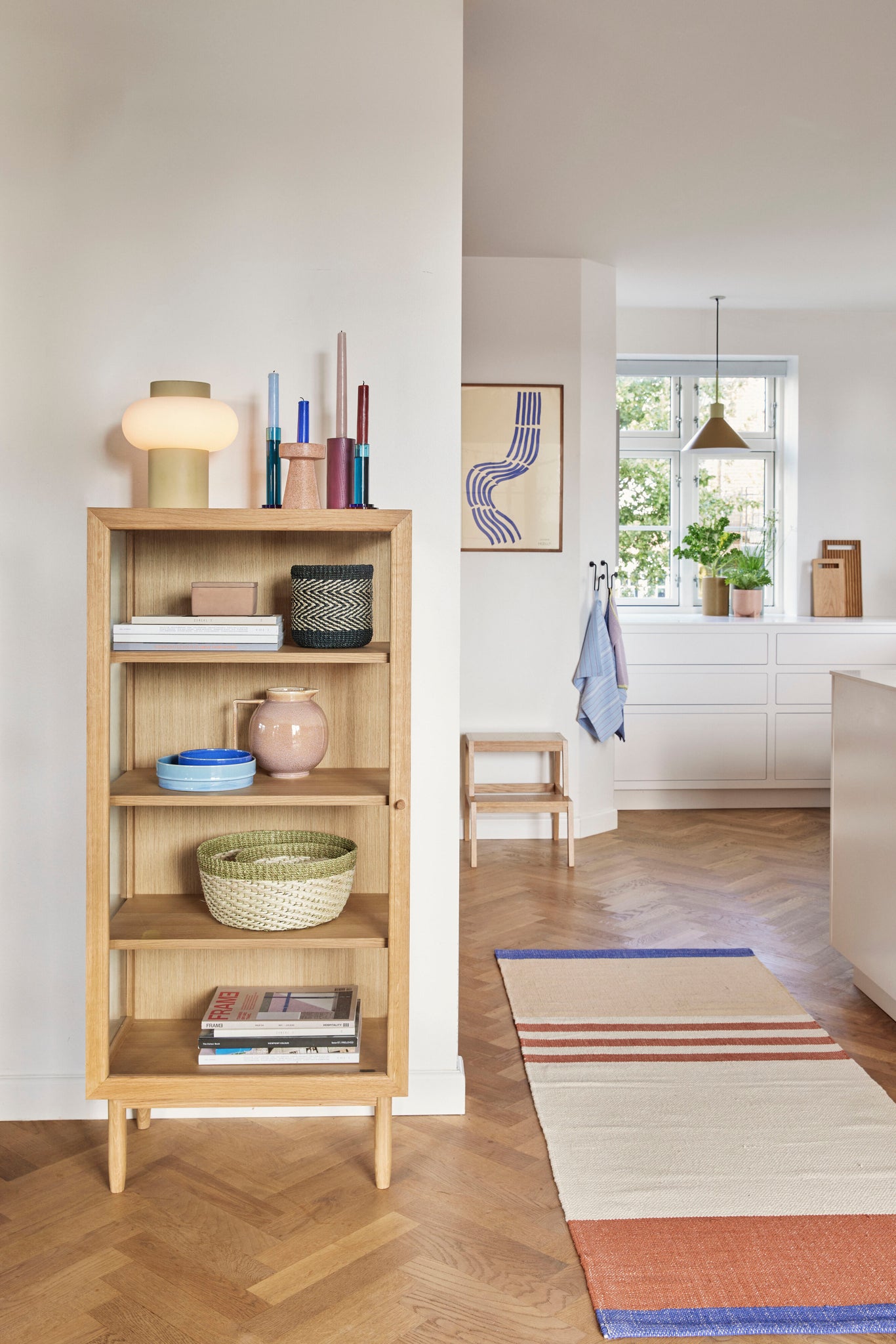 Camp Table Lamp Beige