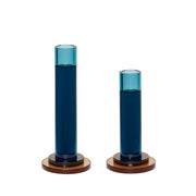 Comet Candlesticks Blue (set of 2)