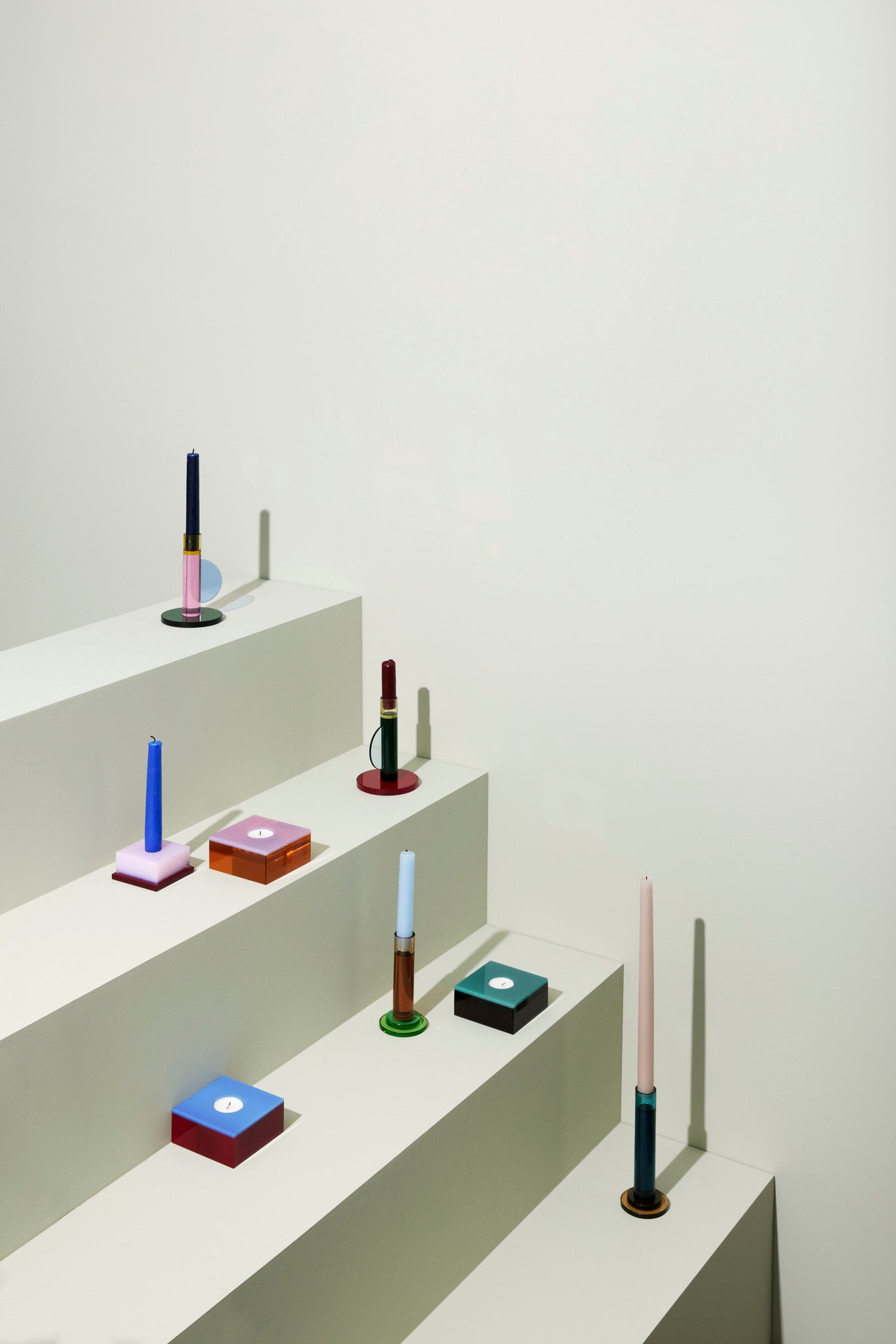 Comet Candlesticks Blue (set of 2)