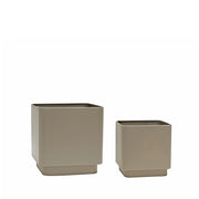 Cube Pots Brown (set of 2)