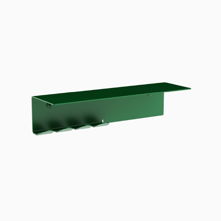 SHOOK shelf with hooks long