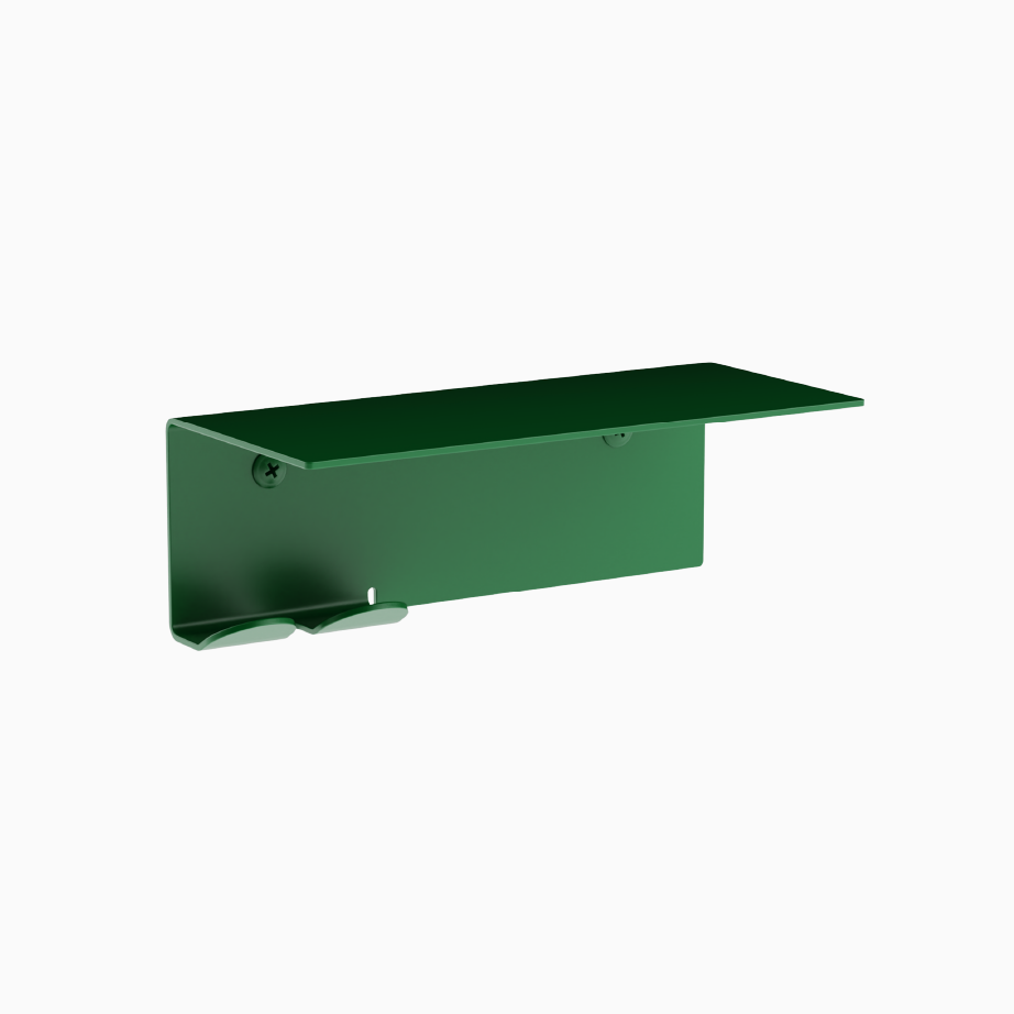 SHOOK shelf with hooks
