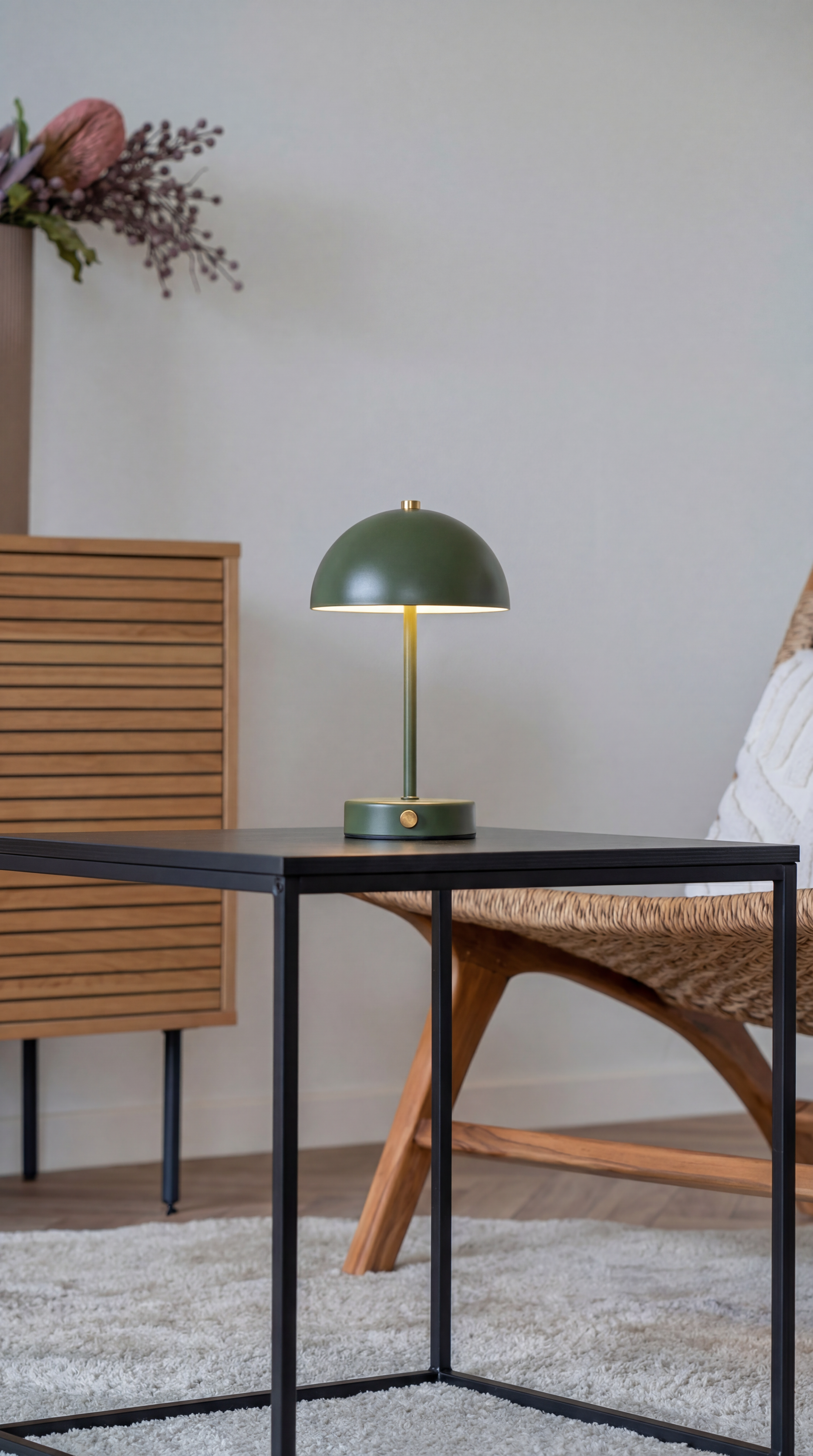 Holt LED Table Lamp - Green