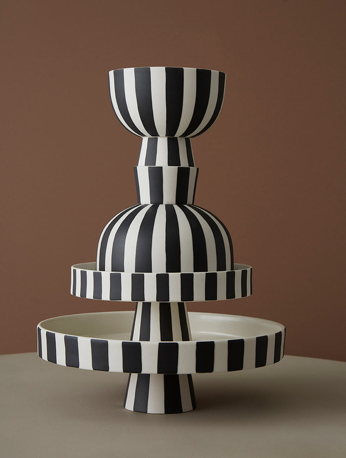 Toppu Bowl - Black/White