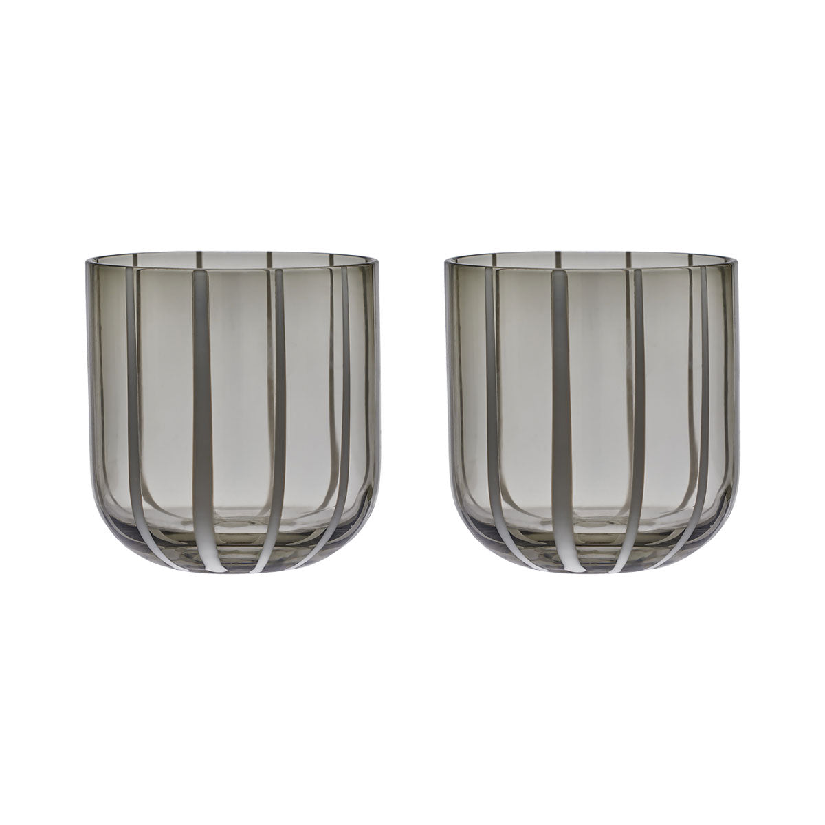 Mizu Glass - Grey - Pack of 2